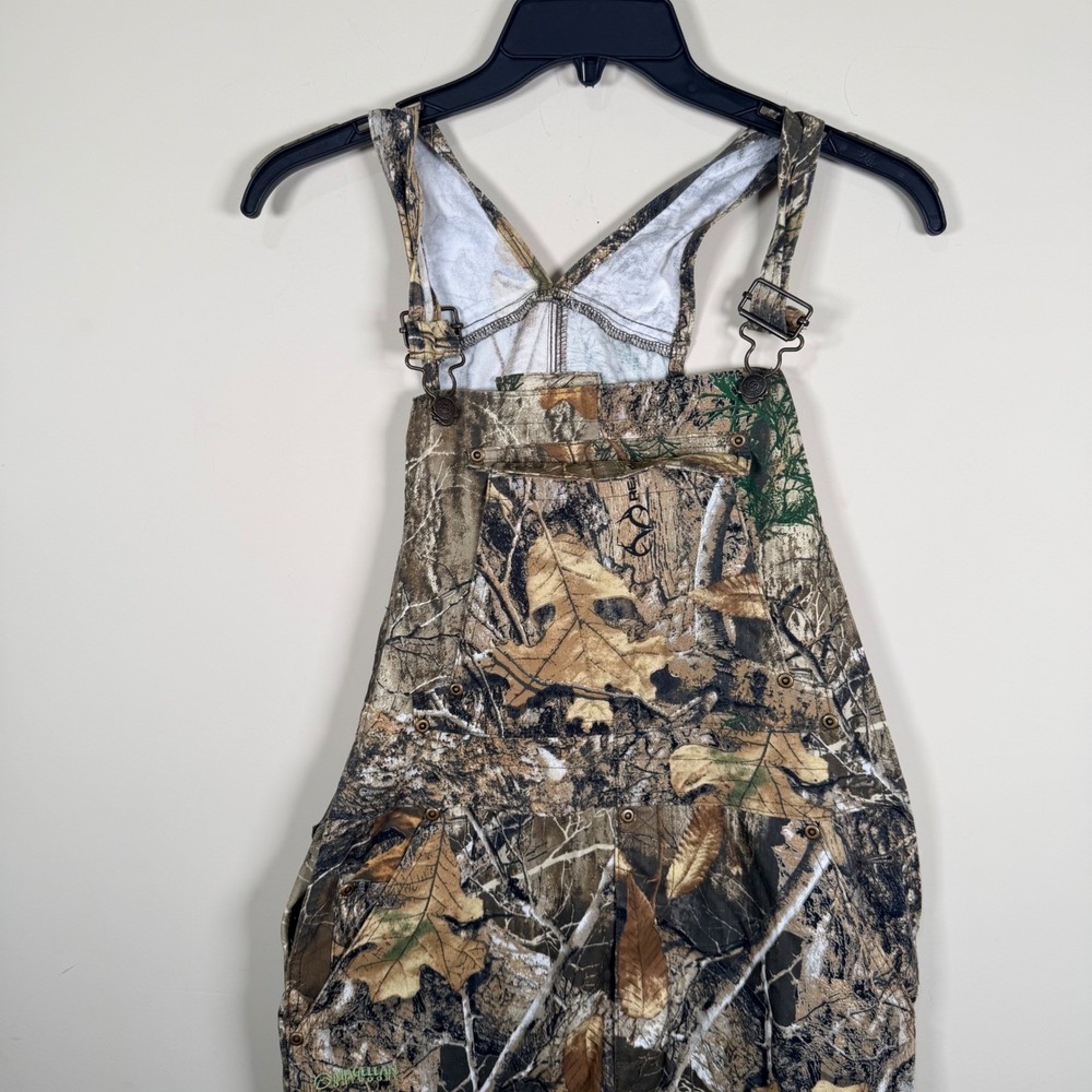 Magellan Outdoors Kids XL Realtree Edge Camo Hunting Bib Overall Gorpcore Rustic - Picture 3 of 13